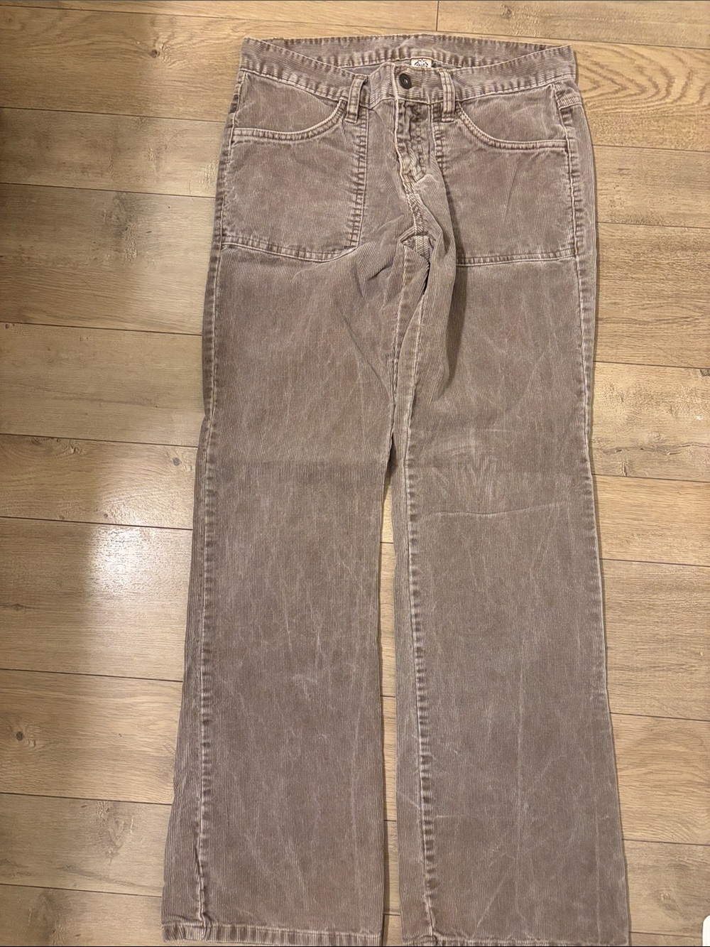Prana Vintage-Style Boot cut  Corduroy Pants in Brown